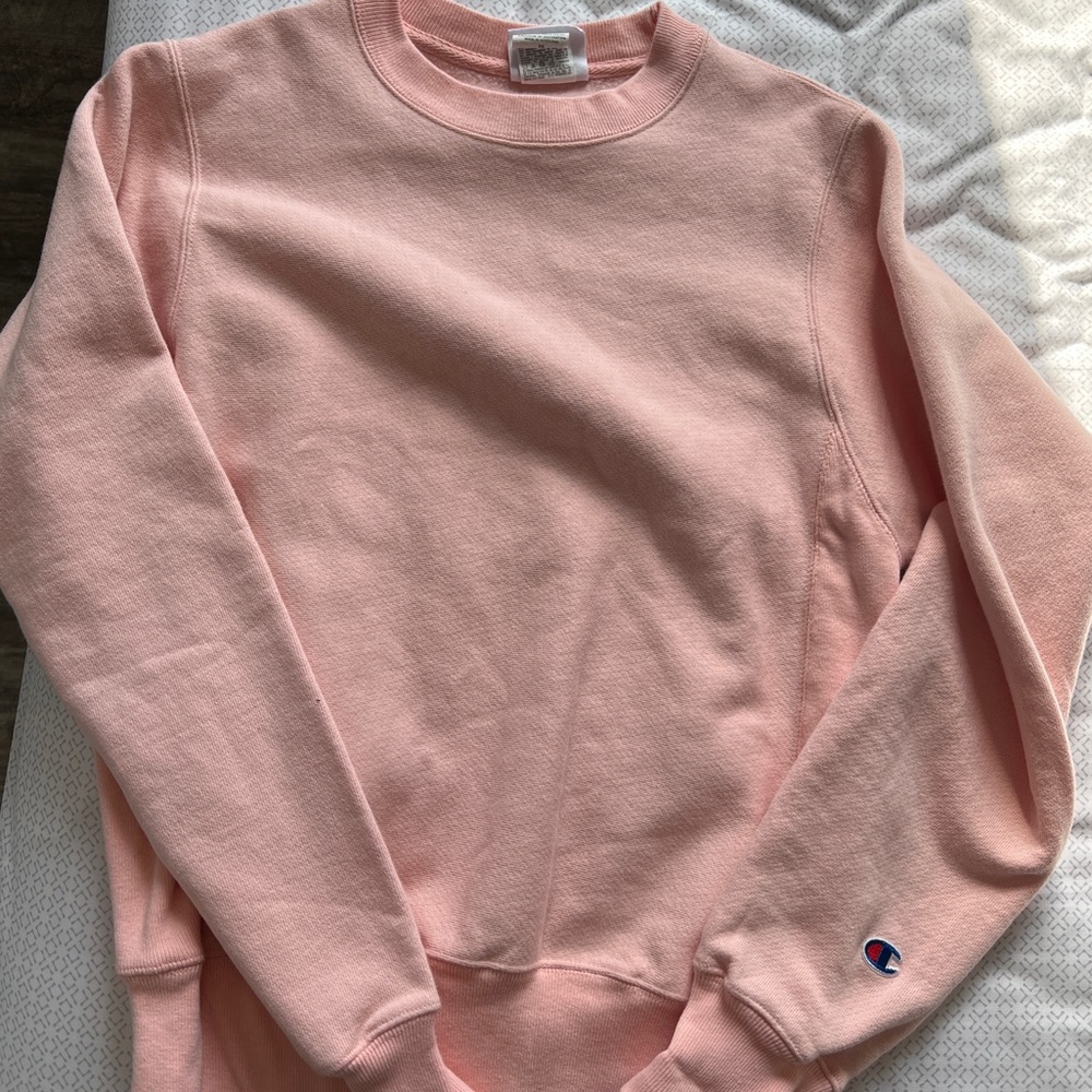 Pink champion sweatshirt
